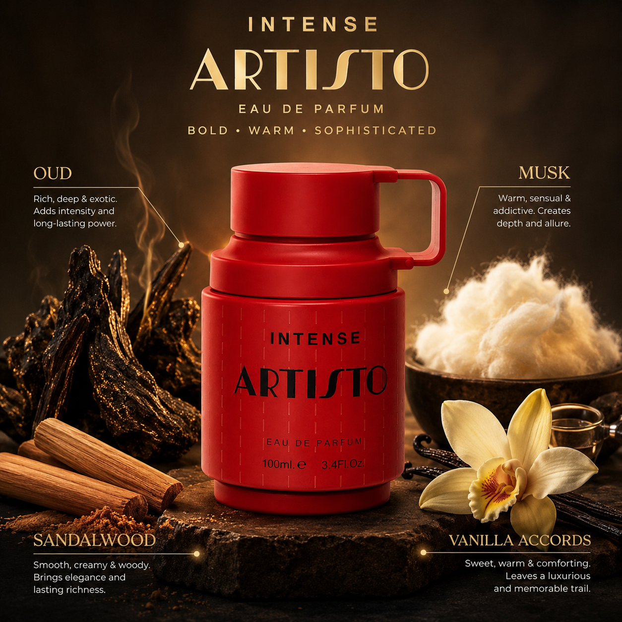 INTENSE ARTISTO – Eau De Parfum