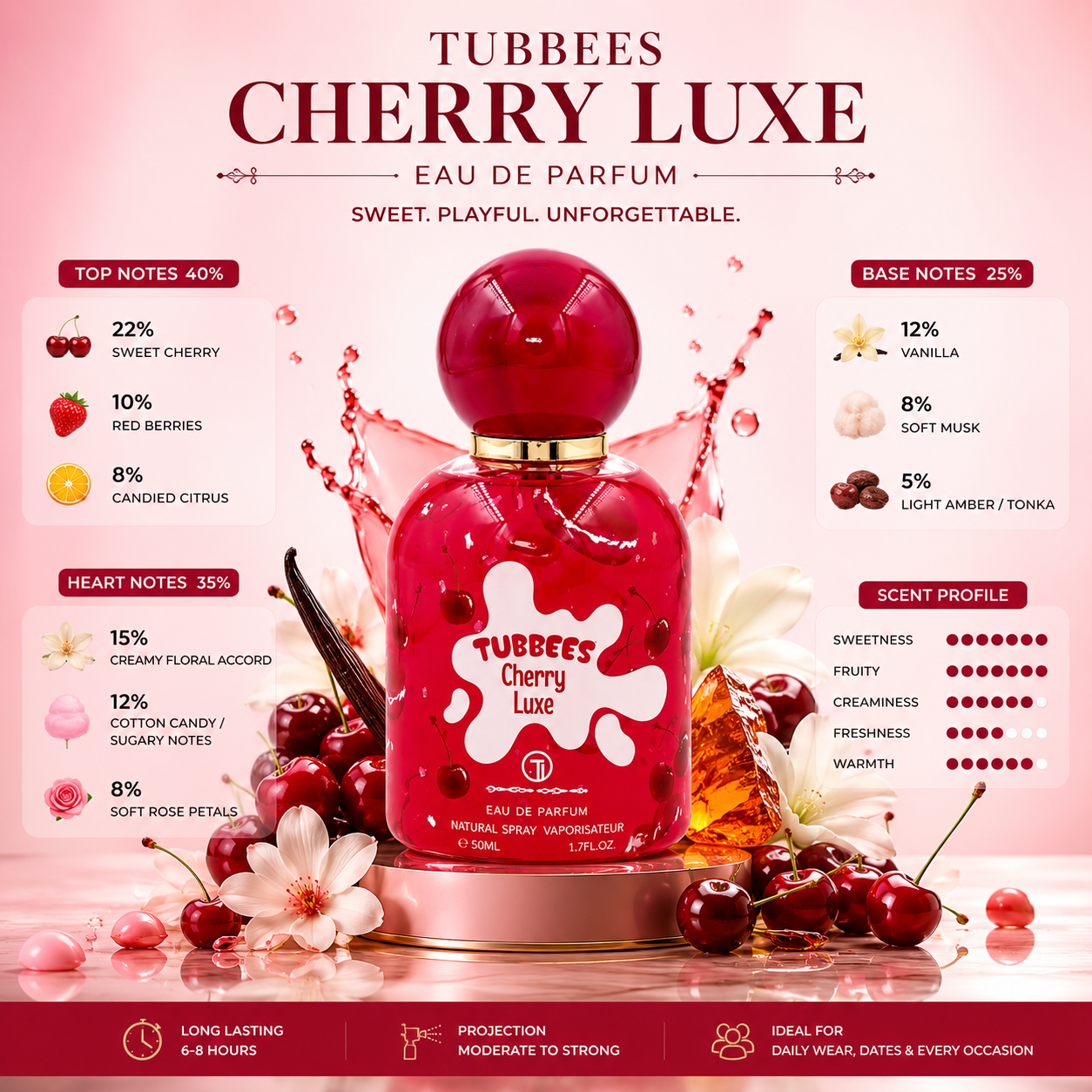 Tubbees Cherry Luxe Eau De Parfum